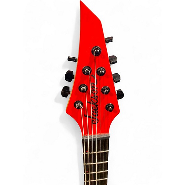 Used Jackson MDK7P HT Red with Black Bevels Solid Body Electric Guitar