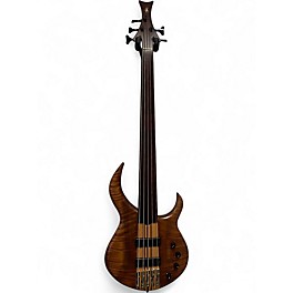 Used 1990s Sukop Classic Fretless 5-String Natural Electric Bass Guitar