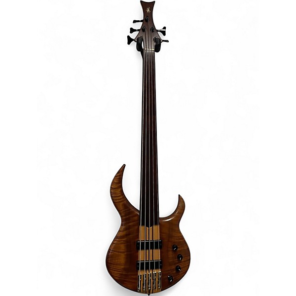 Used 1990s Sukop Classic Fretless 5-String Natural Electric Bass Guitar