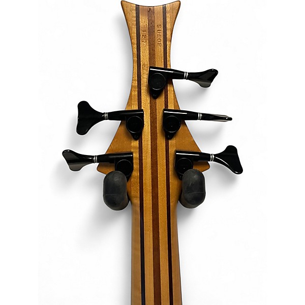 Used 1990s Sukop Classic Fretless 5-String Natural Electric Bass Guitar
