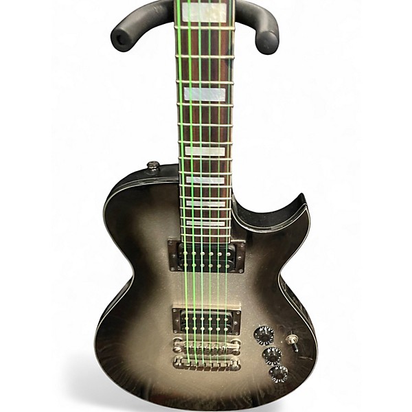 Used Ibanez ART2EX1 Artist Series Black and Silver Solid Body Electric Guitar