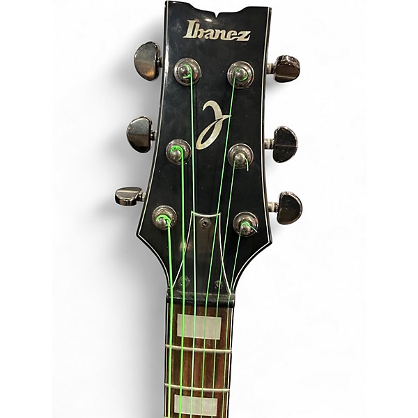 Used Ibanez ART2EX1 Artist Series Black and Silver Solid Body Electric Guitar
