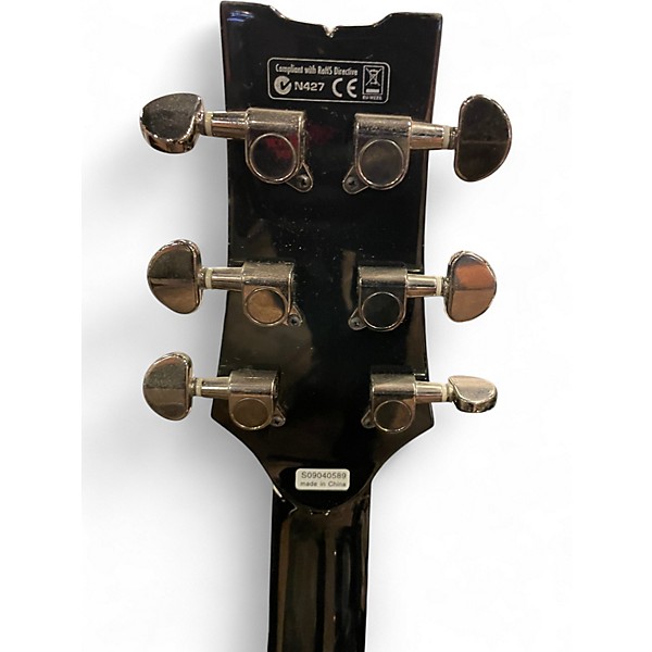 Used Ibanez ART2EX1 Artist Series Black and Silver Solid Body Electric Guitar