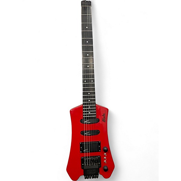 Used Steinberger Blake Red Electric Bass Guitar
