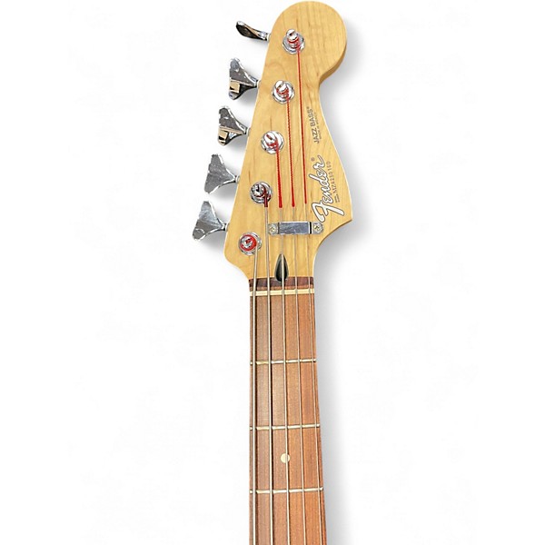Used 2005 Fender Standard Jazz Bass 5-String BLUE AGAVE Electric Bass Guitar