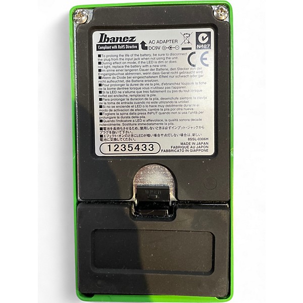 Used Ibanez TS9 Tube Screamer Distortion Effect Pedal