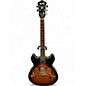 Used Ibanez AS73 2 Tone Sunburst Hollow Body Electric Guitar thumbnail