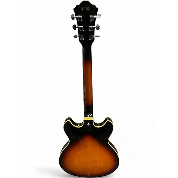 Used Ibanez AS73 2 Tone Sunburst Hollow Body Electric Guitar