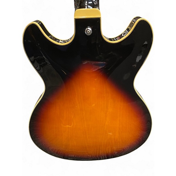 Used Ibanez AS73 2 Tone Sunburst Hollow Body Electric Guitar
