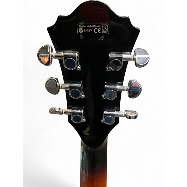 Used Ibanez AS73 2 Tone Sunburst Hollow Body Electric Guitar