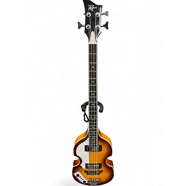Used Rogue Violin Bass 2 Color Sunburst Electric Bass Guitar
