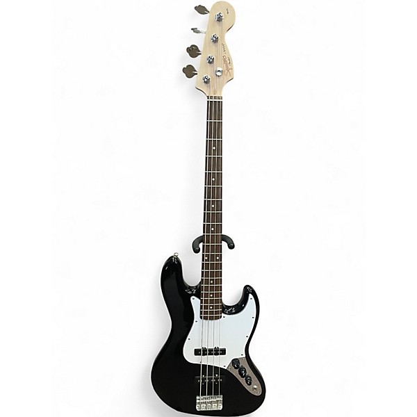 Used Squier Affinity Jazz Bass Black Electric Bass Guitar