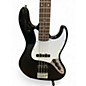 Used Squier Affinity Jazz Bass Black Electric Bass Guitar