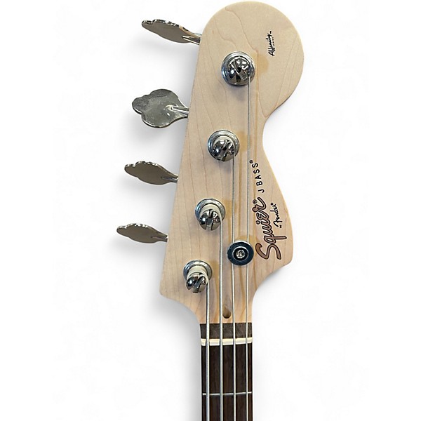 Used Squier Affinity Jazz Bass Black Electric Bass Guitar