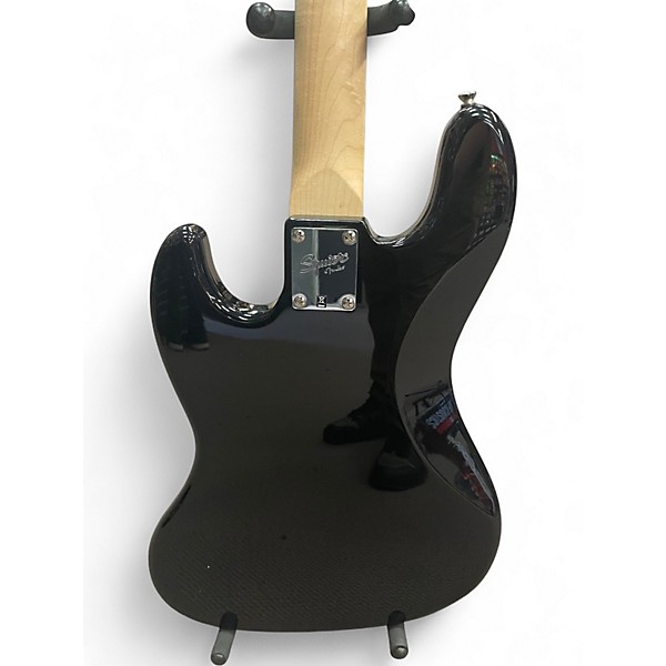 Used Squier Affinity Jazz Bass Black Electric Bass Guitar