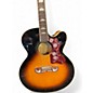Used Epiphone J200EC 2 Color Sunburst Acoustic Electric Guitar