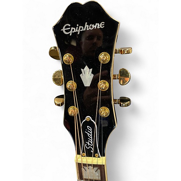 Used Epiphone J200EC 2 Color Sunburst Acoustic Electric Guitar