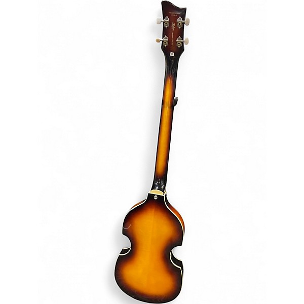 Used Hofner HI SERIES B BASS 2 Color Sunburst Electric Bass Guitar