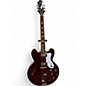Used 2022 Epiphone Riviera Sparkling Burgundy Hollow Body Electric Guitar thumbnail