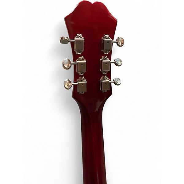 Used 2022 Epiphone Riviera Sparkling Burgundy Hollow Body Electric Guitar