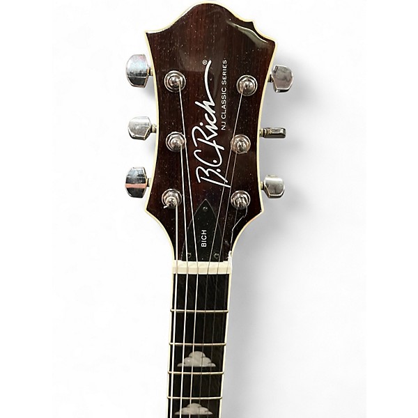 Used B.C. Rich Bich Quilt Maple Natural Solid Body Electric Guitar