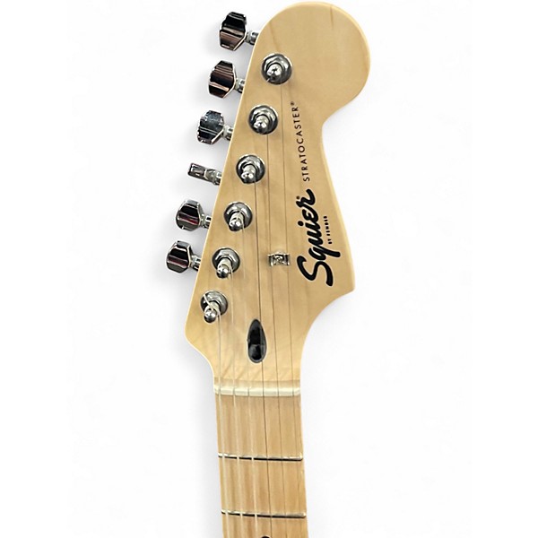 Used Squier SONIC STRATOCASTER Black Solid Body Electric Guitar