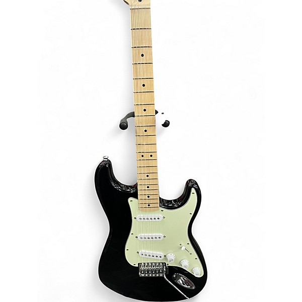 Used Squier SONIC STRATOCASTER Black Solid Body Electric Guitar