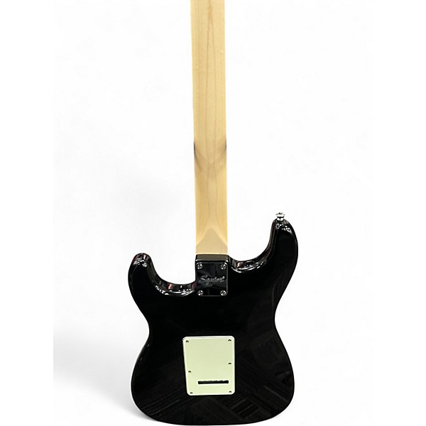 Used Squier SONIC STRATOCASTER Black Solid Body Electric Guitar