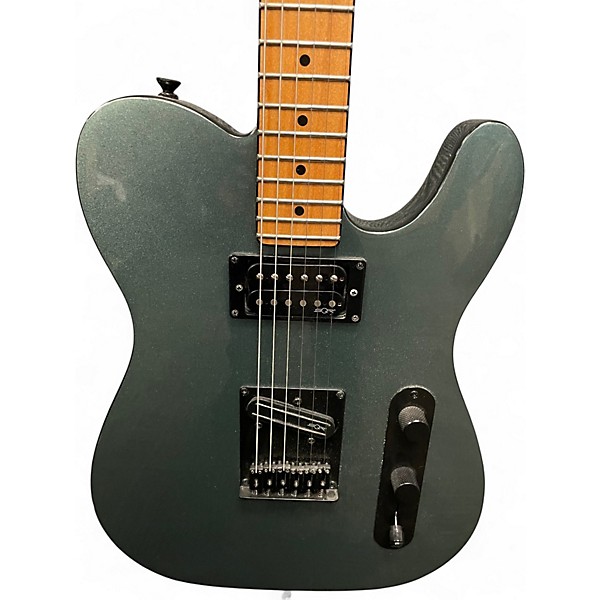 Used Squier Contemporary Telecaster RH Gunmetal Metallic Solid Body Electric Guitar