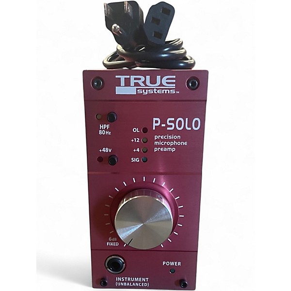 Used True Systems P-SOLO Microphone Preamp