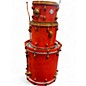Used ddrum 3 Piece 3 pc orange Drum Kit