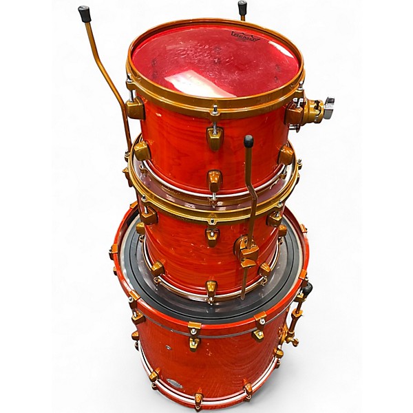 Used ddrum 3 Piece 3 pc orange Drum Kit