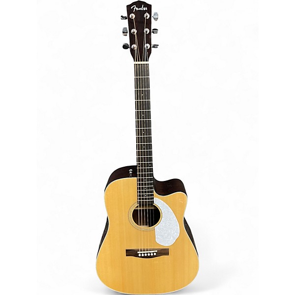 Used Fender CD140SCE Natural Acoustic Electric Guitar