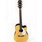 Used Fender CD140SCE Natural Acoustic Electric Guitar thumbnail