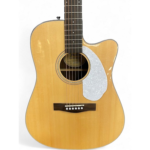 Used Fender CD140SCE Natural Acoustic Electric Guitar