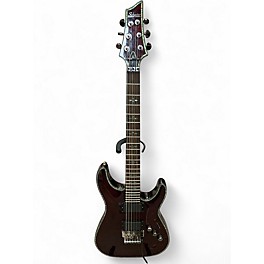 Used Schecter Guitar Research Hellraiser C1 Floyd Rose Black Cherry Solid Body Electric Guitar
