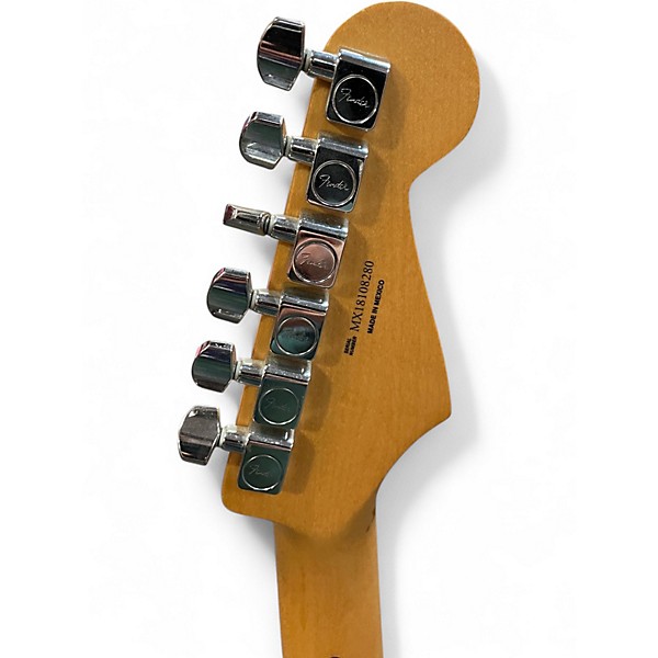 Used Fender Standard Stratocaster Left Handed Sunburst Electric Guitar
