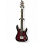 Used Schecter Guitar Research C1 Floyd Rose Platinum Satin Crimson Red Burst Solid Body Electric Guitar thumbnail