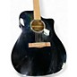 Used Fender CD60SCE Black Acoustic Guitar