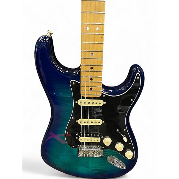 Used Fender Player II HSS Stratocaster Blue Burst Solid Body Electric Guitar