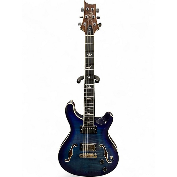 Used PRS SE Hollowbody Peacock Blue Hollow Body Electric Guitar