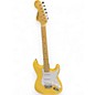 Used Cozart DOUBLE-CUT Yellow Solid Body Electric Guitar thumbnail