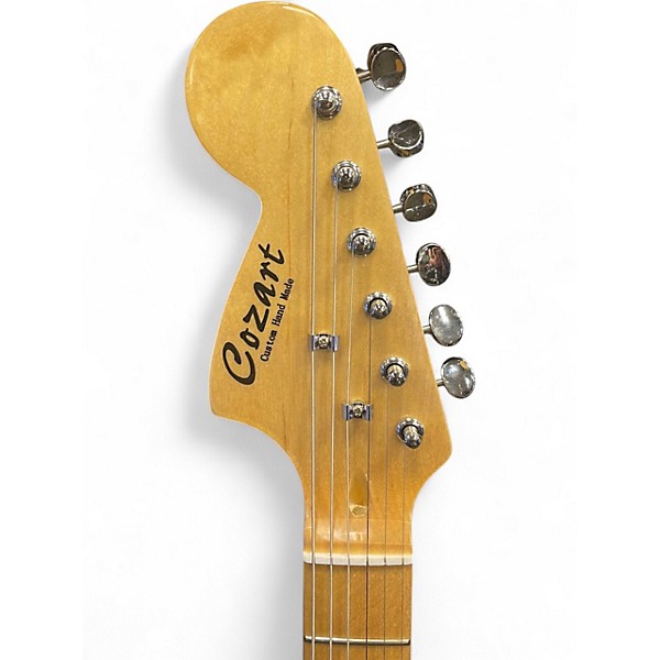 Used Cozart DOUBLE-CUT Yellow Solid Body Electric Guitar