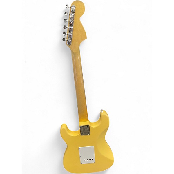 Used Cozart DOUBLE-CUT Yellow Solid Body Electric Guitar