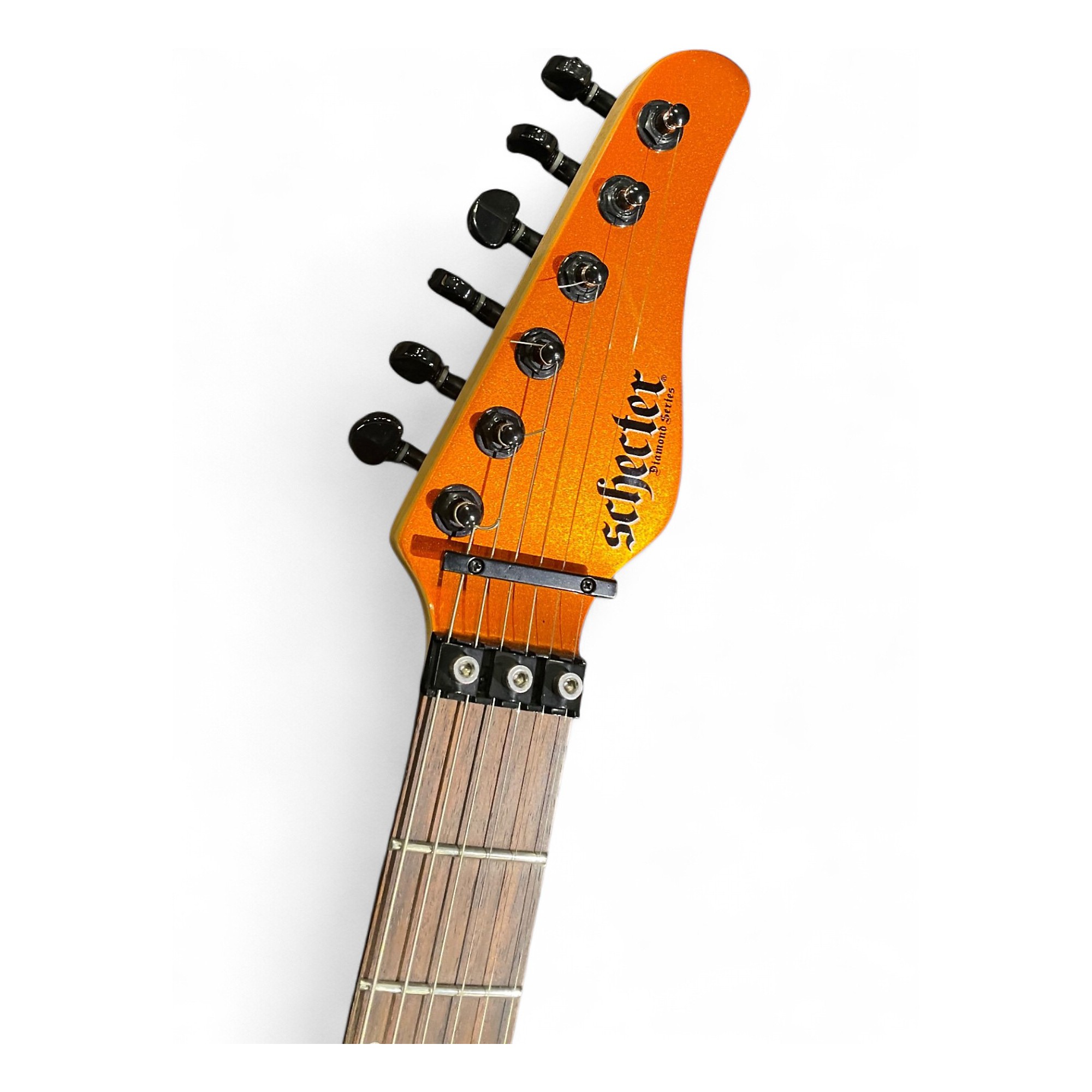 Schecter　Diamond Series エレキギター オレンジ Used Schecter Guitar Research Diamond Series Sun Valley Shredder