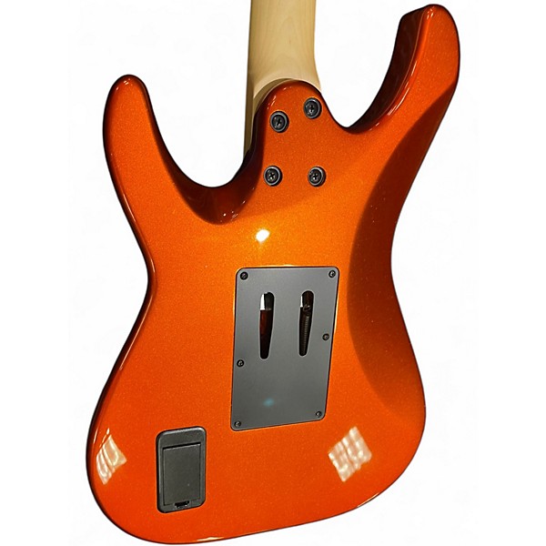 Used Schecter Guitar Research Diamond Series Sun Valley Shredder Orange Solid Body Electric Guitar