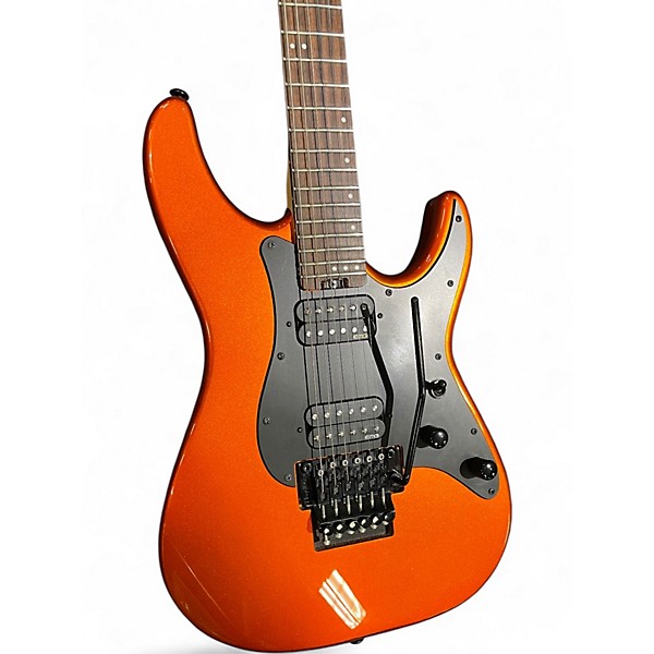 Used Schecter Guitar Research Diamond Series Sun Valley Shredder Orange Solid Body Electric Guitar