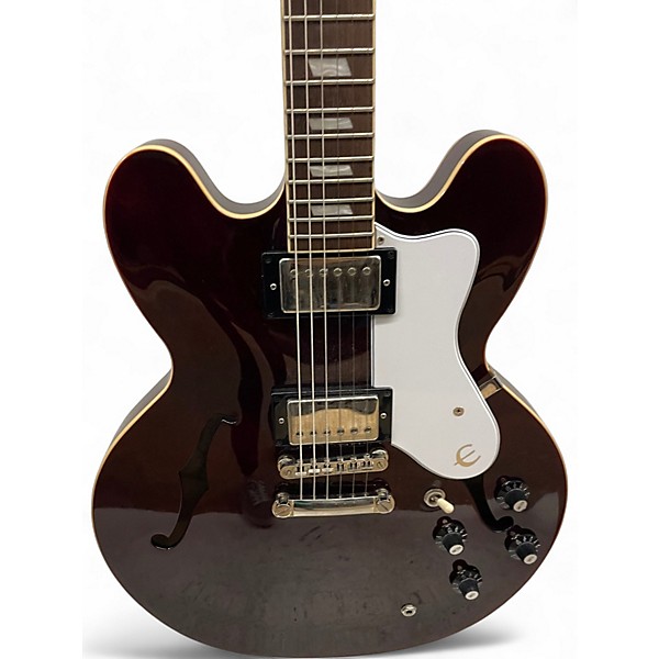 Used Epiphone Noel Gallagher Riviera Wine Red Hollow Body Electric Guitar