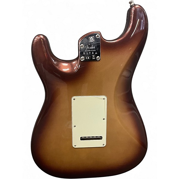 Used Fender American Ultra Stratocaster Mocha Burst Solid Body Electric Guitar