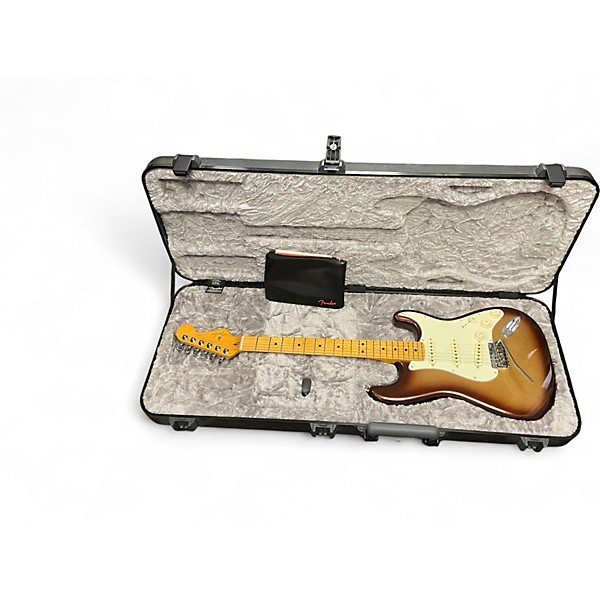 Used Fender American Ultra Stratocaster Mocha Burst Solid Body Electric Guitar